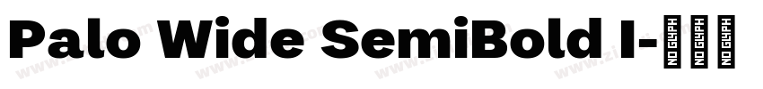 Palo Wide SemiBold I字体转换